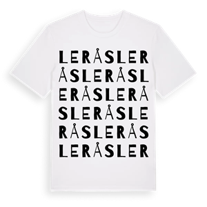 Lerås ordlek t-shirt – ekologisk bomull t-shirt från Pinshirt