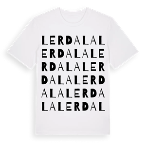 Lerdala ordlek t-shirt – ekologisk bomull t-shirt från Pinshirt