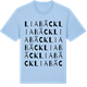 Blue Soul t-shirt med Liabäck ordlek t-shirt