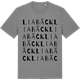 Mid Heather Gray t-shirt med Liabäck ordlek t-shirt
