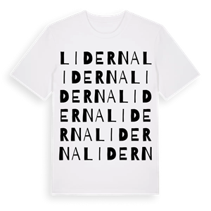 Liderna ordlek t-shirt – ekologisk bomull t-shirt från Pinshirt