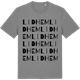 Mid Heather Gray t-shirt med Lidhem ordlek t-shirt