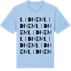 Blue Soul t-shirt med Lidhem ordlek t-shirt