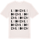 Vintage White t-shirt med Lidhem ordlek t-shirt