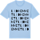 Blue Soul t-shirt med Lidhemmet ordlek t-shirt