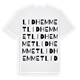 Lidhemmet ordlek t-shirt