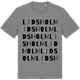 Mid Heather Gray t-shirt med Lidsholm ordlek t-shirt