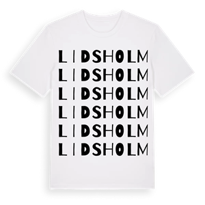 Lidsholm ordlek t-shirt – ekologisk bomull t-shirt från Pinshirt