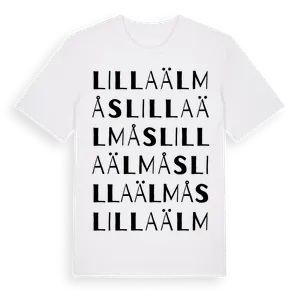 Lilla Älmås ordlek t-shirt – ekologisk bomull t-shirt från Pinshirt