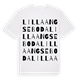 Lilla Angseboda ordlek t-shirt