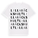 Lilla Bäckshult ordlek t-shirt
