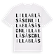 Lilla Blåsåsen ordlek t-shirt
