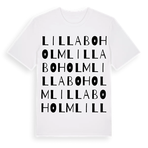 Lilla Boholm ordlek t-shirt – ekologisk bomull t-shirt från Pinshirt