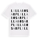 Lilla Bosarp ordlek t-shirt