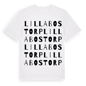 Lilla Bostorp ordlek t-shirt – ekologisk bomull t-shirt från Pinshirt