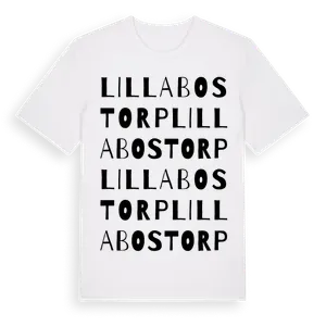 Lilla Bostorp ordlek t-shirt – ekologisk bomull t-shirt från Pinshirt