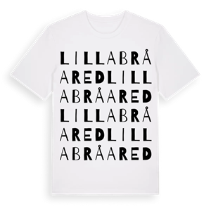 Lilla Bråared ordlek t-shirt – ekologisk bomull t-shirt från Pinshirt