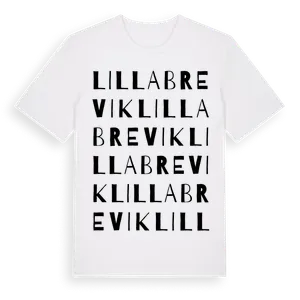 Lilla Brevik ordlek t-shirt – ekologisk bomull t-shirt från Pinshirt
