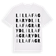 Lilla Fagraryd ordlek t-shirt