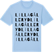 Blue Soul t-shirt med Lilla Gålleryd ordlek t-shirt