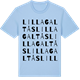 Blue Soul t-shirt med Lilla Galtås ordlek t-shirt