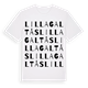 Lilla Galtås ordlek t-shirt
