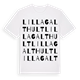 Lilla Galthult ordlek t-shirt