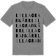 Mid Heather Gray t-shirt med Lilla Grankärr ordlek t-shirt