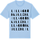 Blue Soul t-shirt med Lilla Grönkullen ordlek t-shirt