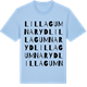 Blue Soul t-shirt med Lilla Gumnaryd ordlek t-shirt