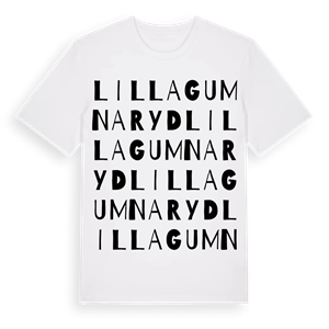 Lilla Gumnaryd ordlek t-shirt – ekologisk bomull t-shirt från Pinshirt