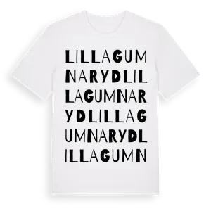 Lilla Gumnaryd ordlek t-shirt – ekologisk bomull t-shirt från Pinshirt