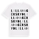 Lilla Hagersryd ordlek t-shirt