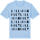 Blue Soul t-shirt med Lilla Haghult ordlek t-shirt