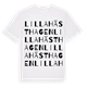 Lilla Hästhagen ordlek t-shirt