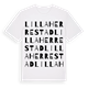 Lilla Herrestad ordlek t-shirt