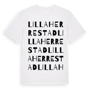 Lilla Herrestad ordlek t-shirt – ekologisk bomull t-shirt från Pinshirt
