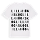 Lilla Högaskog ordlek t-shirt