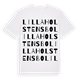 Lilla Holstensbo ordlek t-shirt