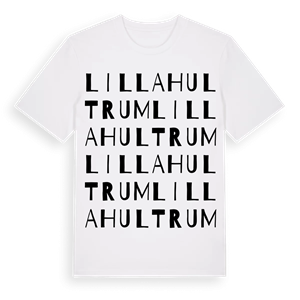 Lilla Hultrum ordlek t-shirt – ekologisk bomull t-shirt från Pinshirt