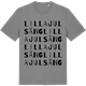 Mid Heather Gray t-shirt med Lilla Julsäng ordlek t-shirt