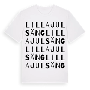 Lilla Julsäng ordlek t-shirt – ekologisk bomull t-shirt från Pinshirt
