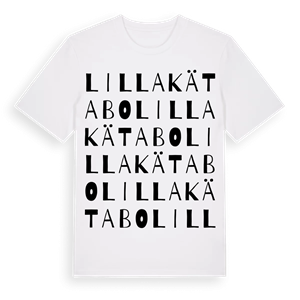 Lilla Kätabo ordlek t-shirt – ekologisk bomull t-shirt från Pinshirt