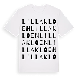 Lilla Kloen ordlek t-shirt – ekologisk bomull t-shirt från Pinshirt