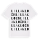 Lilla Kloen ordlek t-shirt