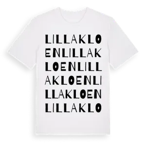 Lilla Kloen ordlek t-shirt – ekologisk bomull t-shirt från Pinshirt