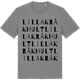 Mid Heather Gray t-shirt med Lilla Kråkhult ordlek t-shirt