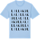 Blue Soul t-shirt med Lilla Kulla ordlek t-shirt