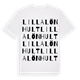 White t-shirt med Lilla Lönhult ordlek t-shirt