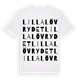 Lilla Lövrydet ordlek t-shirt